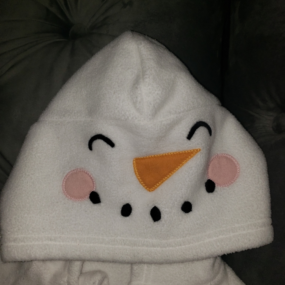 Old Navy Baby Snowman Onesie Sweater Baby 6mo-12mo